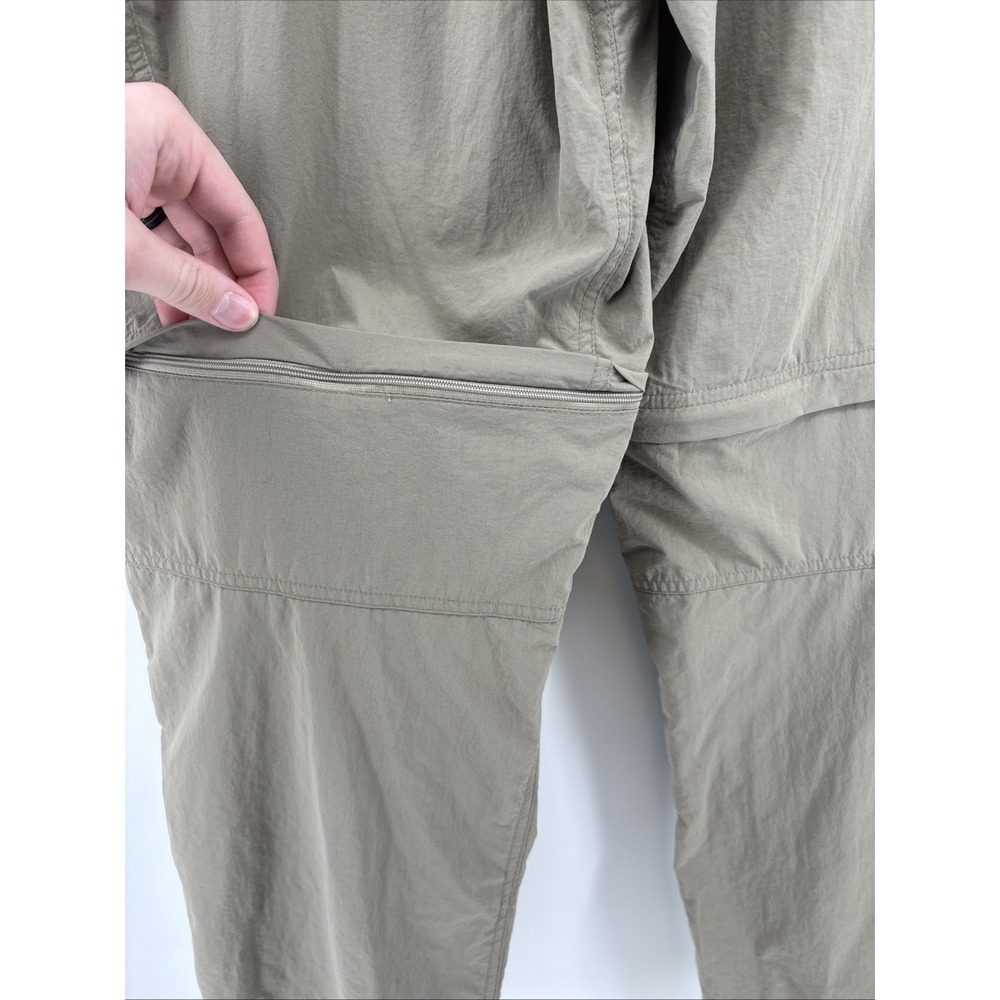 REI Co-op Pants Mens 40x34L‎ Gray Relaxed Fit Hiking Cargo Zip Pockets Quick Dry - Picture 6 of 6
